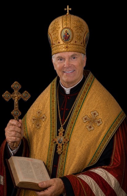 His Grace, Chorbishop +Joel in Byzantine vestments