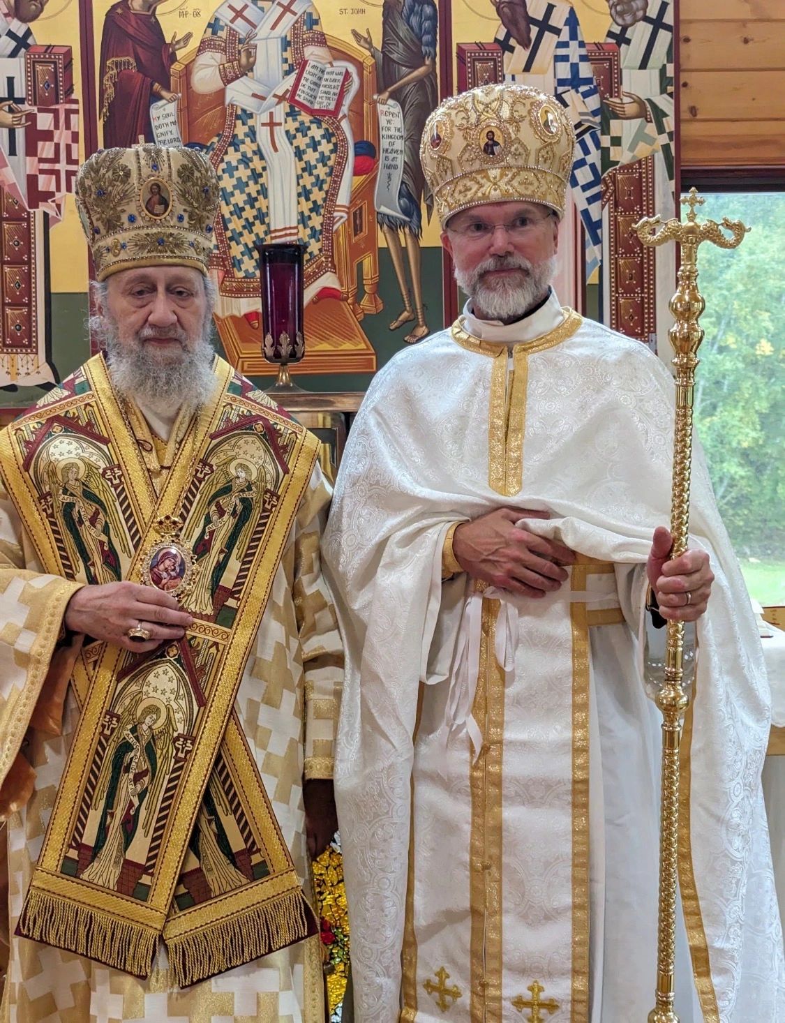 Archbishop Amvrosi and Chorbishop Joel