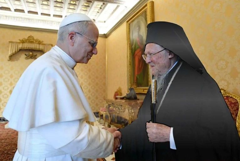 Pope Leo XIV and His All-Holiness Bartholomeus
