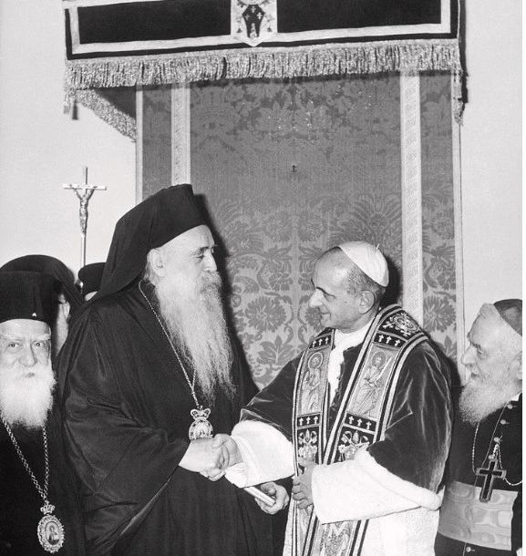 Pope Paul VI and Patriarch Athenagoras I