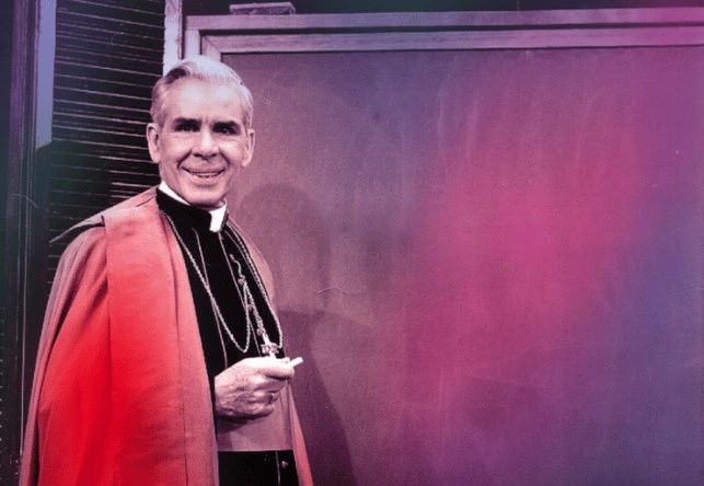 Archbishop Fulton J. Sheen teaching